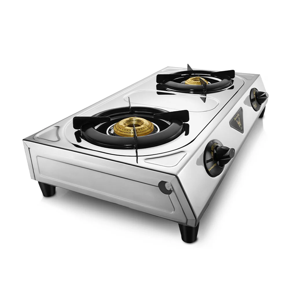 Butterfly ACE LPG Stove Steel 2 Burner - Image 3