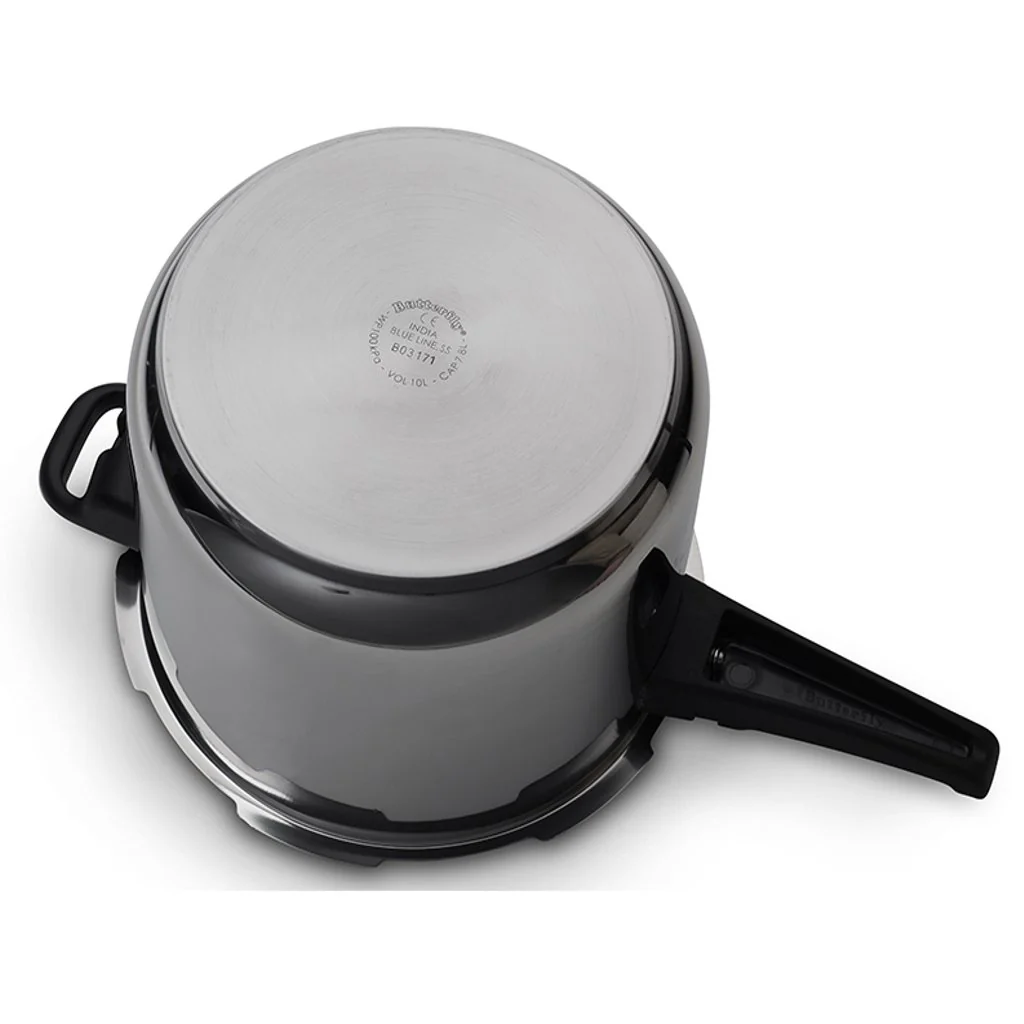 Butterfly Blueline Pressure Cooker With Induction Bottom 10Litre - Image 2
