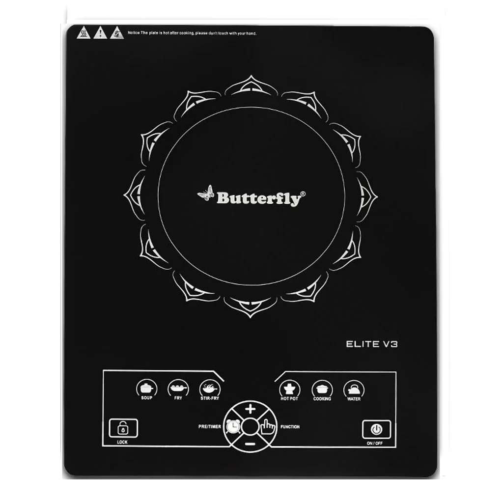 Butterfly Elite V3 Induction Cooktop 2200W Black