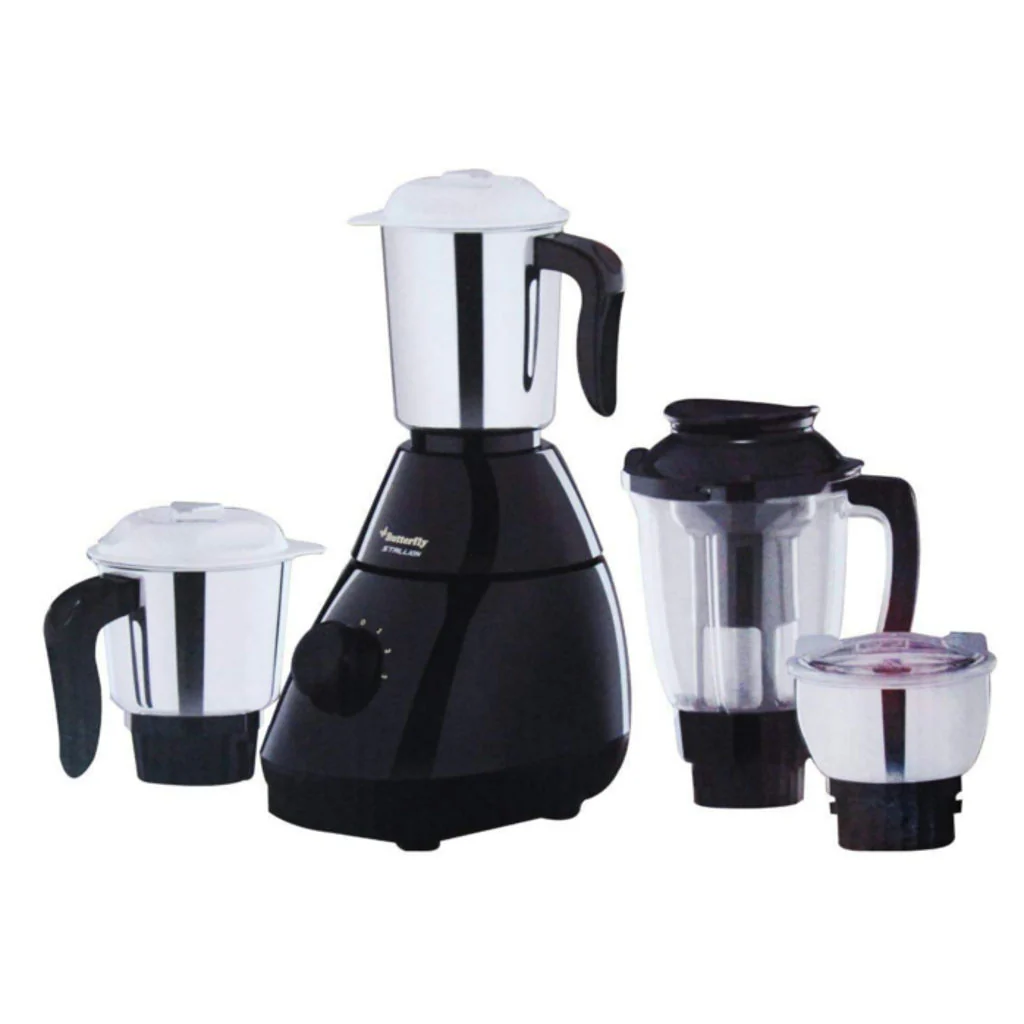 Butterfly Stallion Mixer Grinder 750 W 4 Jars Ink Blue