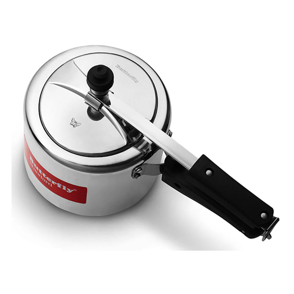 Butterfly Standard Plus Aluminium Inner Lid Pressure Cooker 2Litre