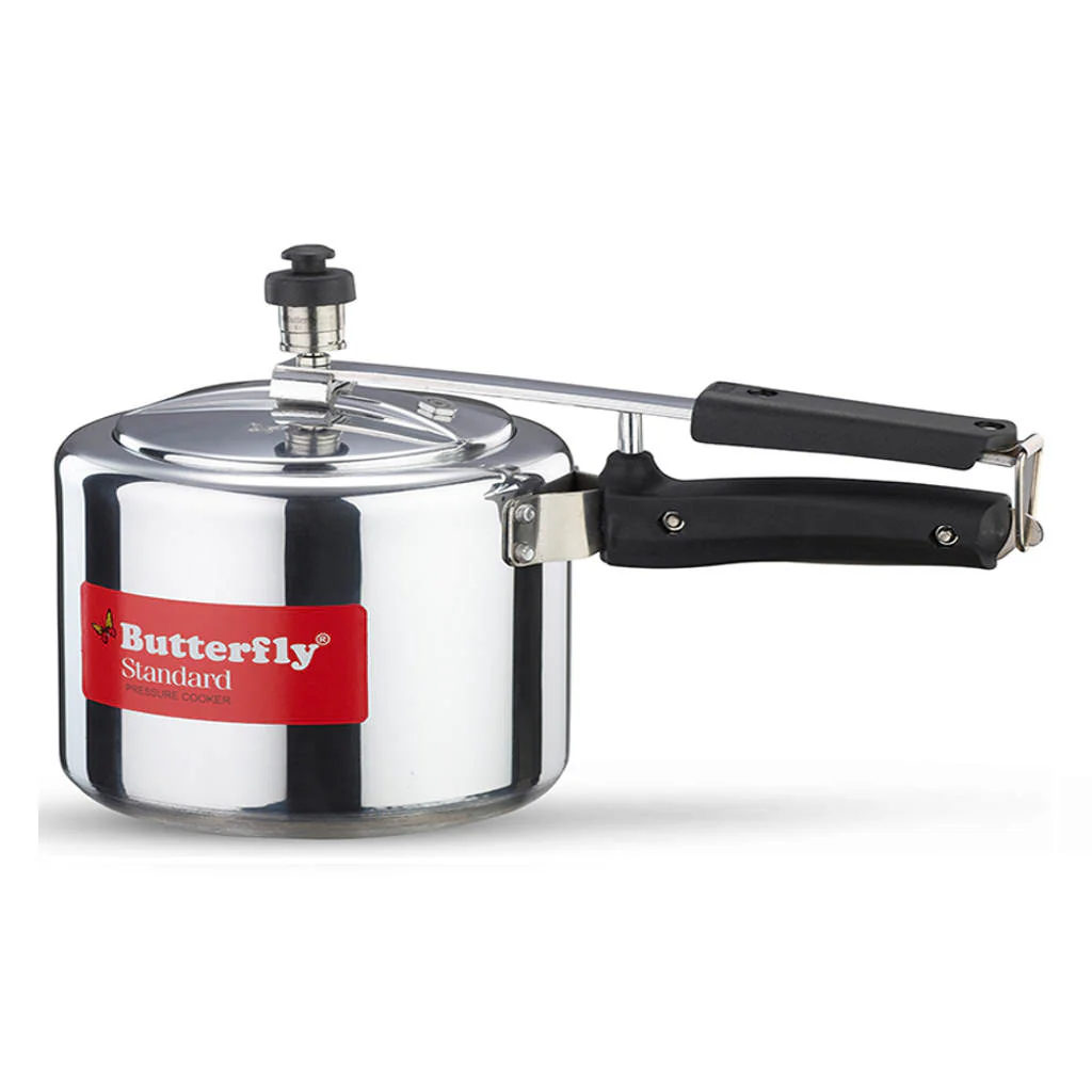 Butterfly Standard Plus Aluminium Inner Lid Pressure Cooker 3Litre - Image 2