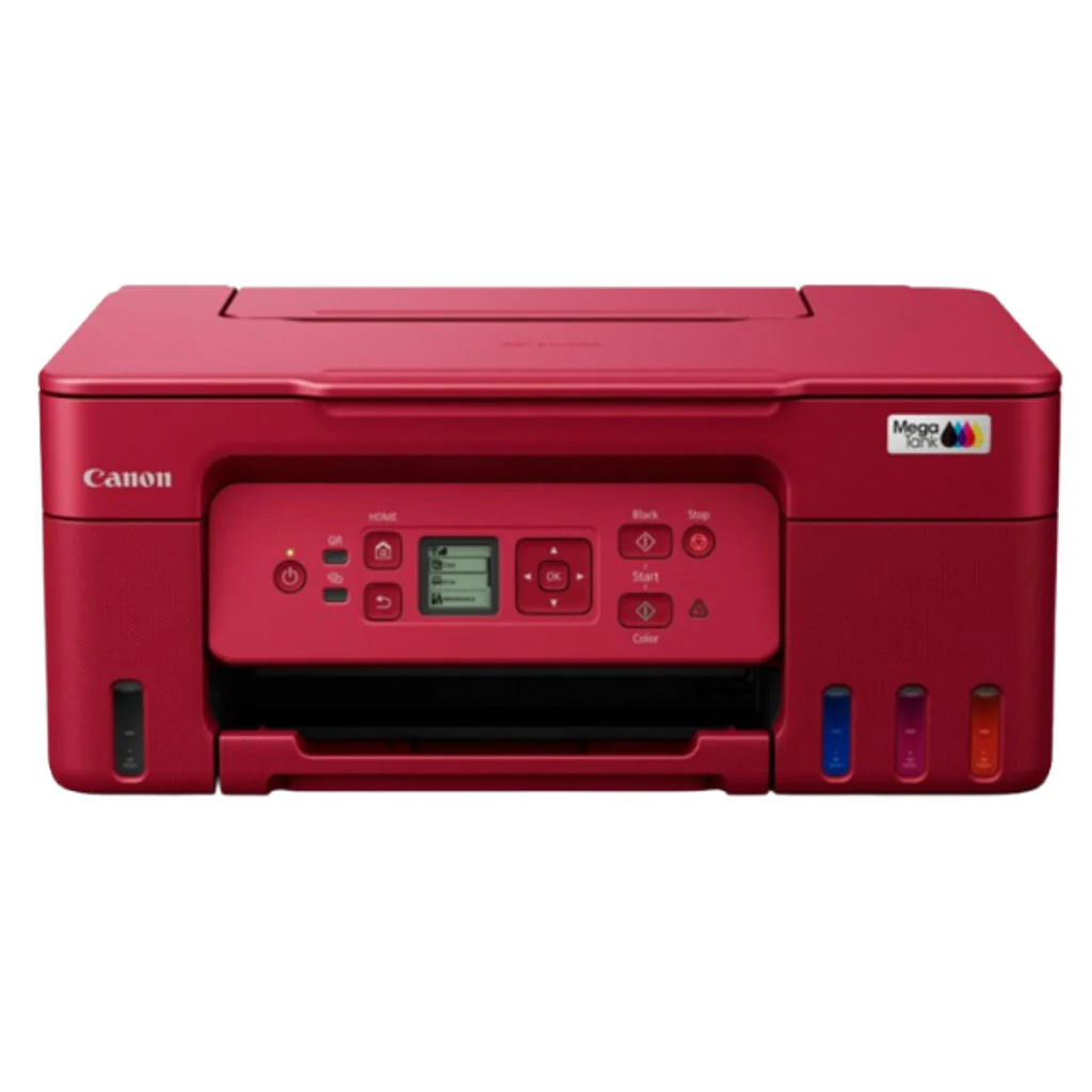 Canon Pixma Mega Tank Wireless Refillable Ink Tank Printer Red G3770 - Image 2