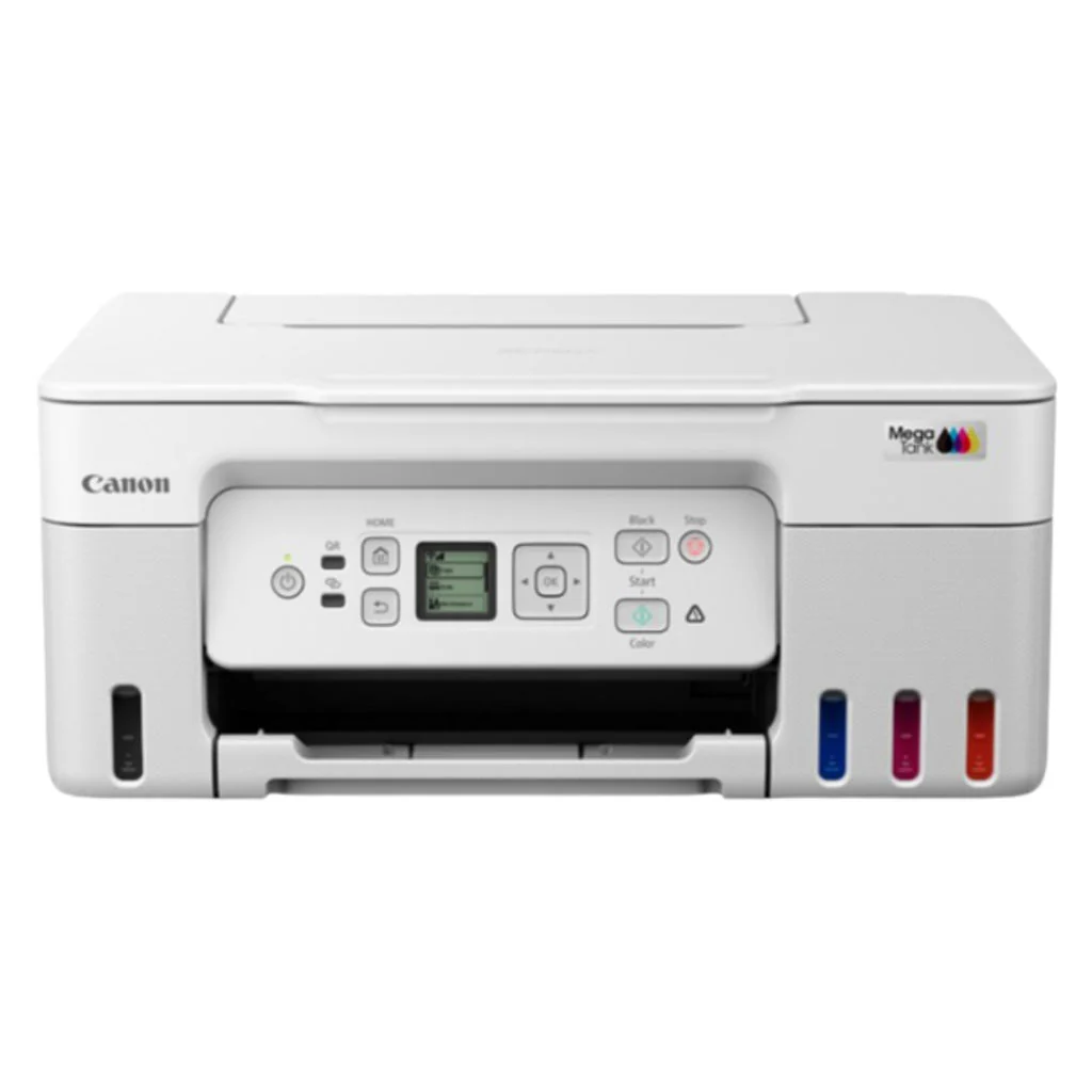Canon Pixma Mega Tank Wireless Refillable Ink Tank Printer White G3770 - Image 2