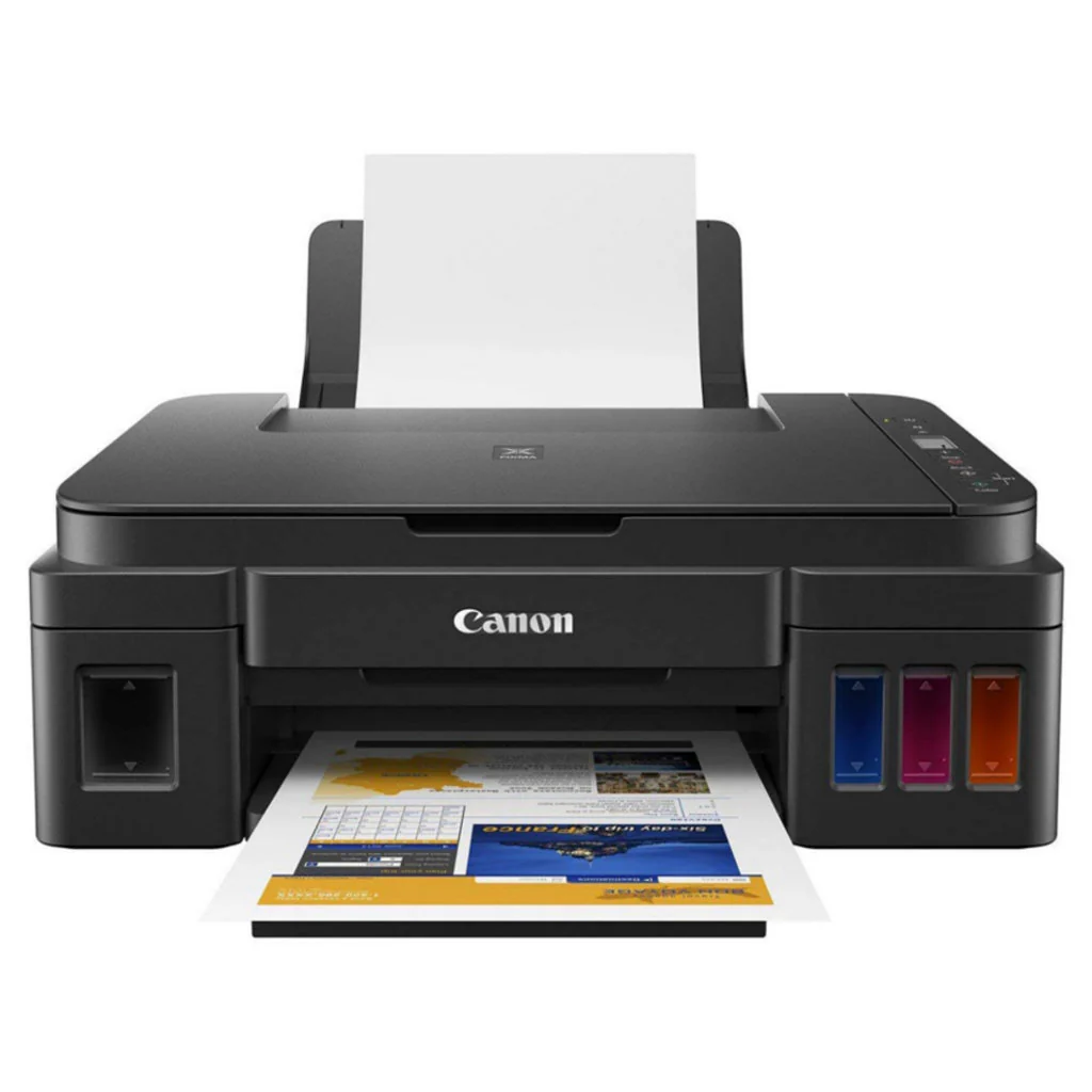 Canon Pixma Refillable Ink Tank All In One Printer A4 G2010 - Image 3