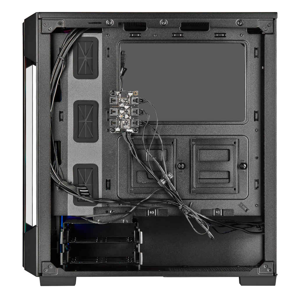 Corsair iCUE 220T RGB Tempered Glass Mid-Tower Smart Case without SMPS Black CC-9011190-WW - Image 5