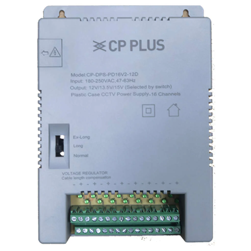 CP Plus 16 Channel Power Supply CP-DPS-PD16V2-12D