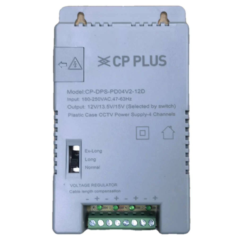 CP Plus 4 Channel Power Supply CP-DPS-PD04V2-12D