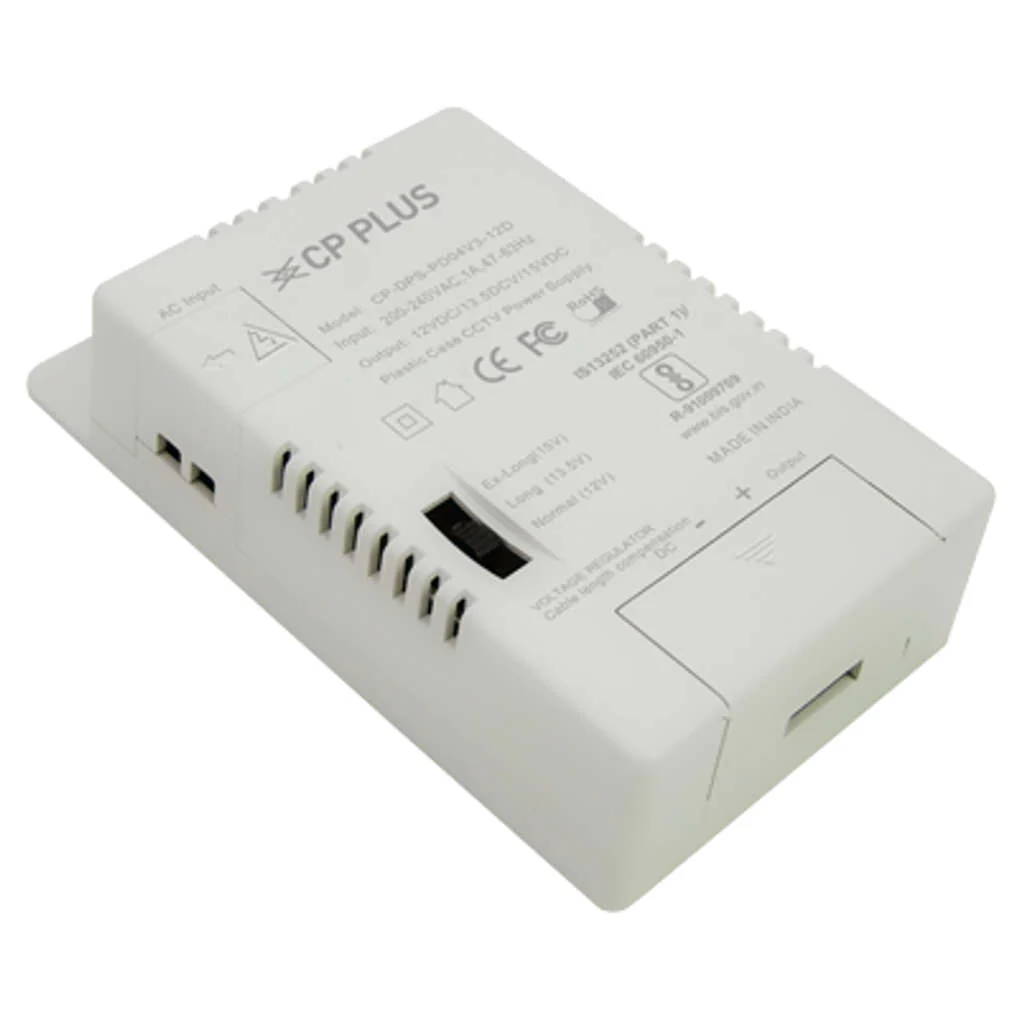 CP Plus 4 Channel Power Supply CP-DPS-PD04V3-12D