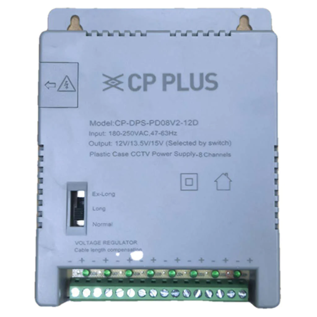 CP Plus 8 Channel Power Supply CP-DPS-PD08V2-12D