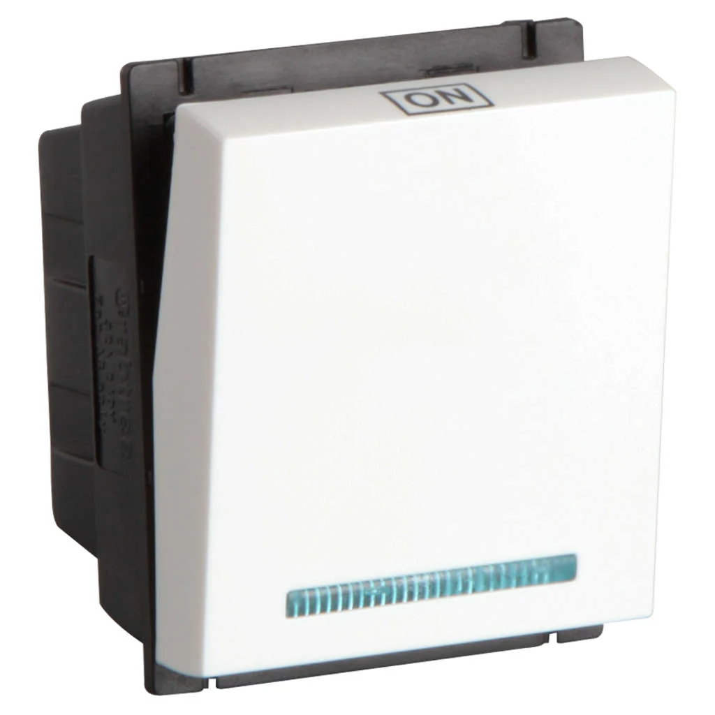 Crabtree Murano One Way Mega DP Switch With Indicator 32A 2M White ACUSDXW321