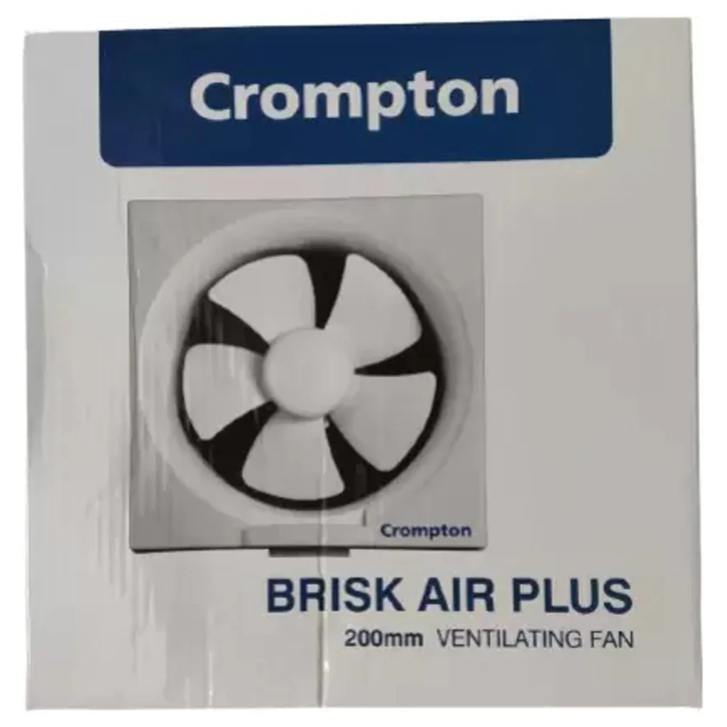 Crompton Brisk Air Plus Exhaust Fan 5 Blade 200mm - Image 2