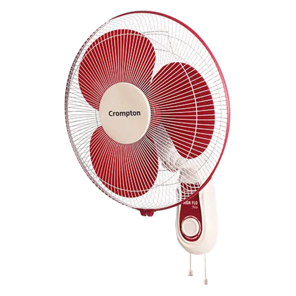 Crompton High Flo Neo Wall Mounted Fan 400mm Red - Image 2