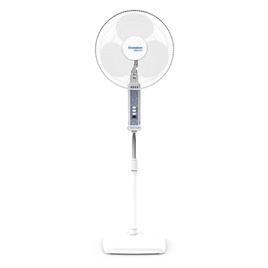 Crompton High Flo Wave Plus Pedestal Fan 400mm White