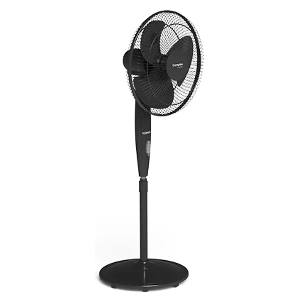 Crompton High Speed Torpedo Pedestal Fan 400mm Black - Image 2