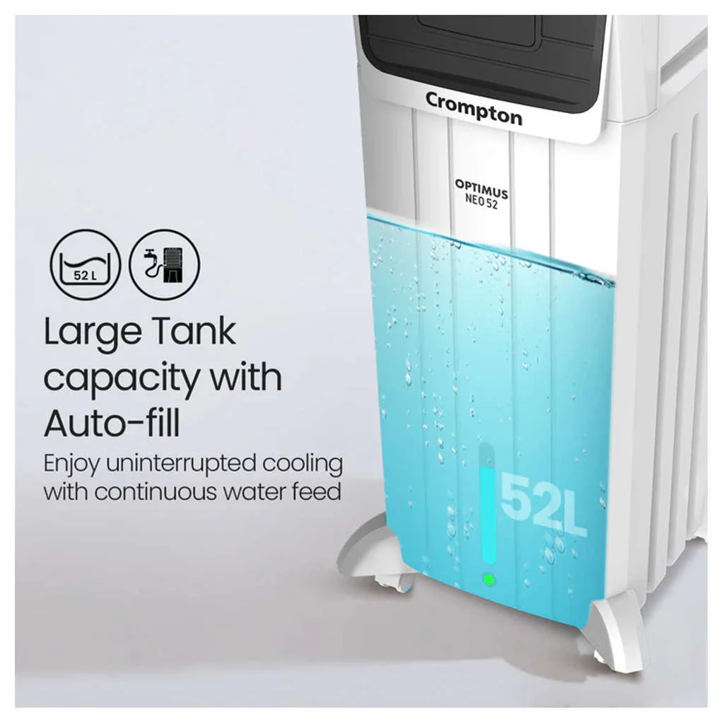 Crompton Optimus Neo 52 Litre Tower Air Cooler - Image 4