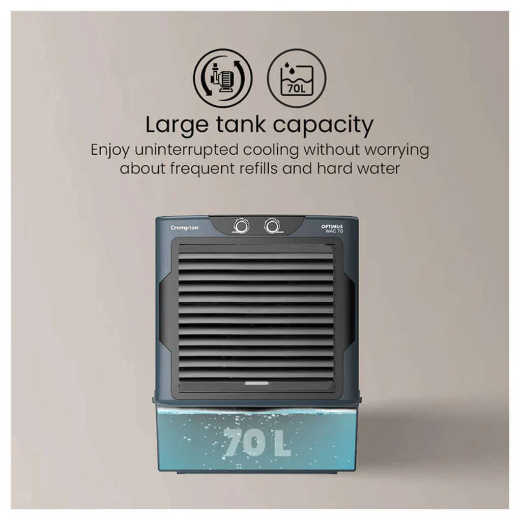 Crompton Optimus WAC 70 Litre Window Air Cooler - Image 4