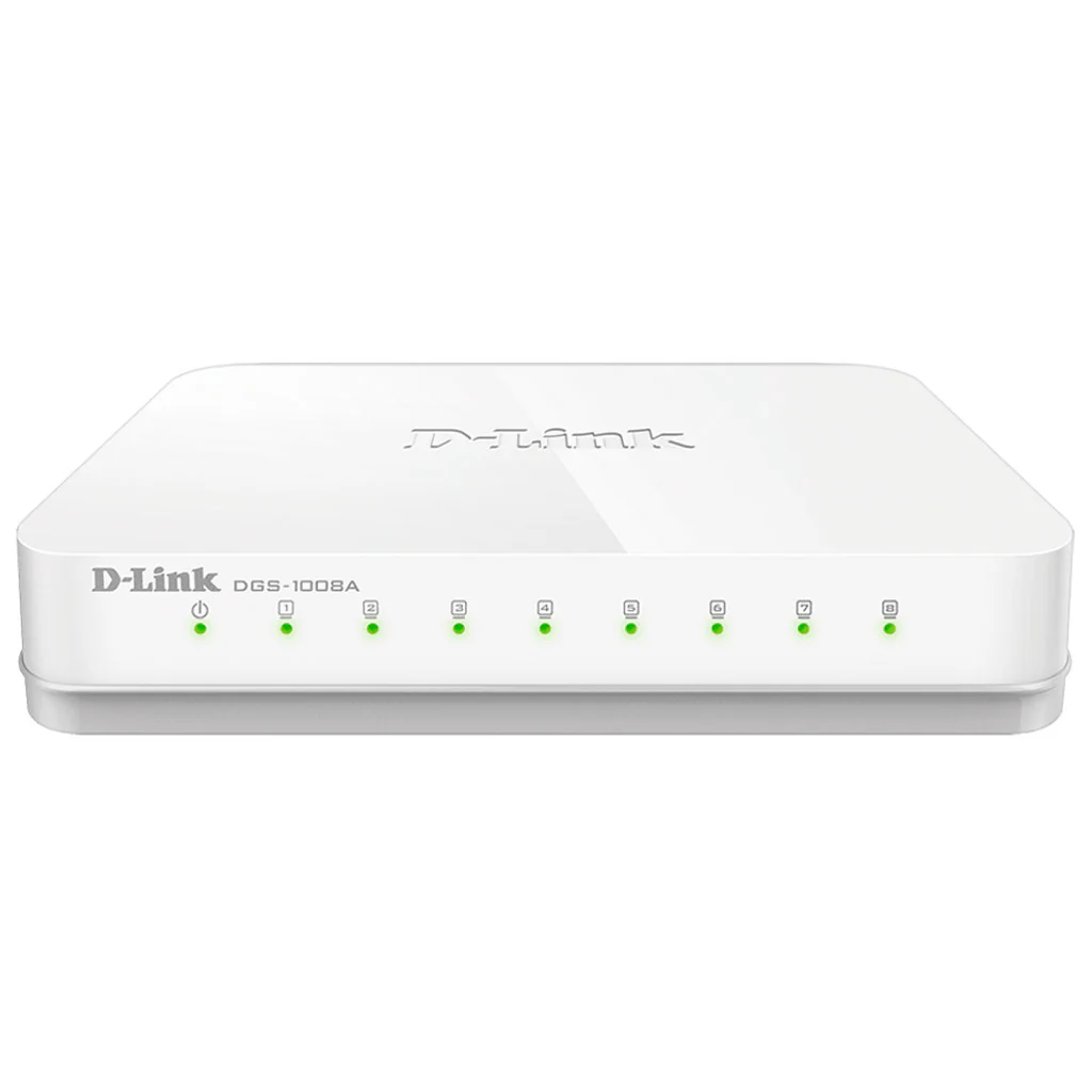 D-Link 8 Port Gigabit Easy Desktop Switch DGS-1008A