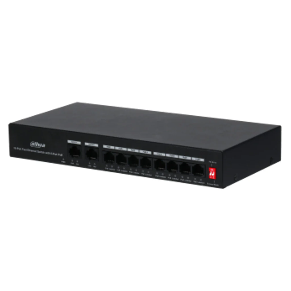 Dahua 10-Port Fast Ethernet Switch With 8-Port PoE DH-PFS3010-8ET-65 - Image 2
