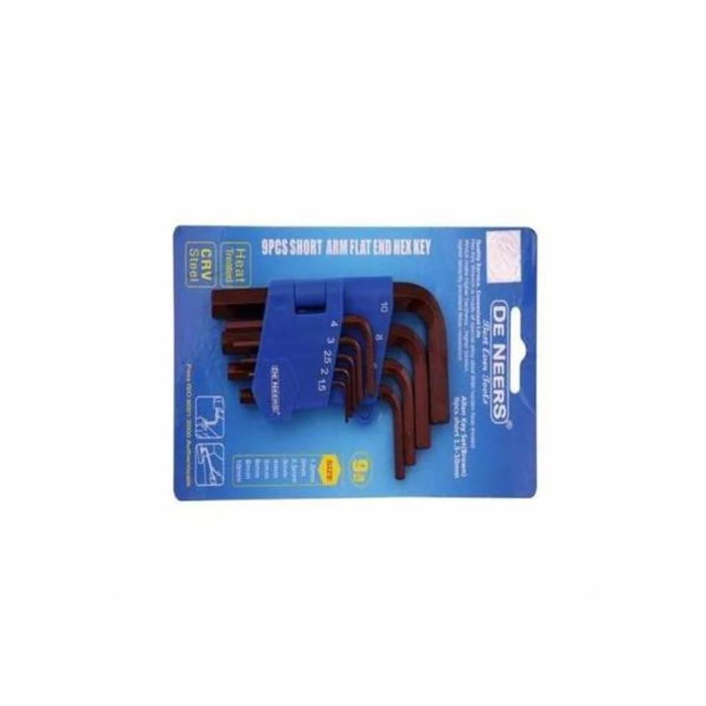 De Neers Allen Key Set-(Brown) DNAKBSL