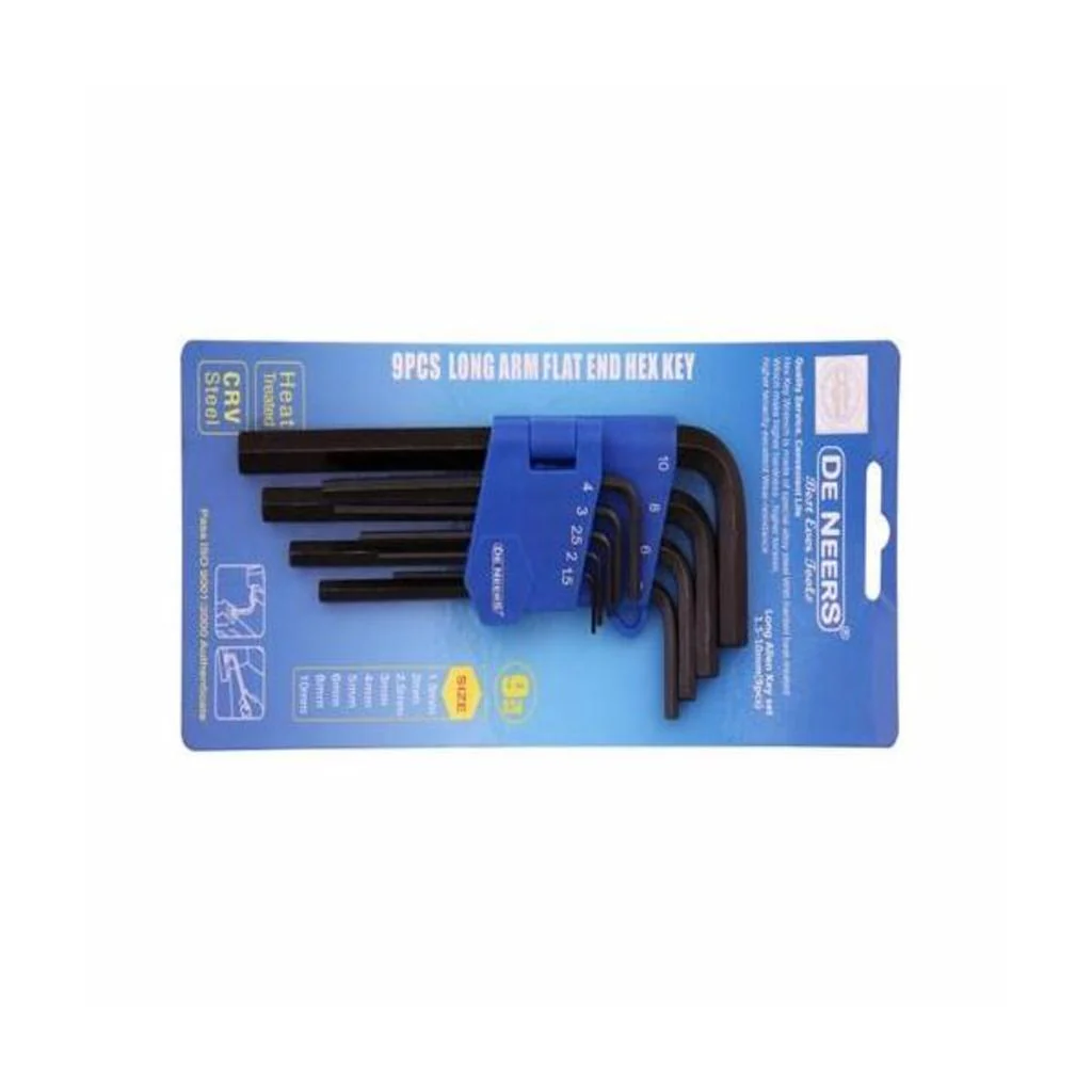 De Neers Hex Allen Key Set – Long Pattern