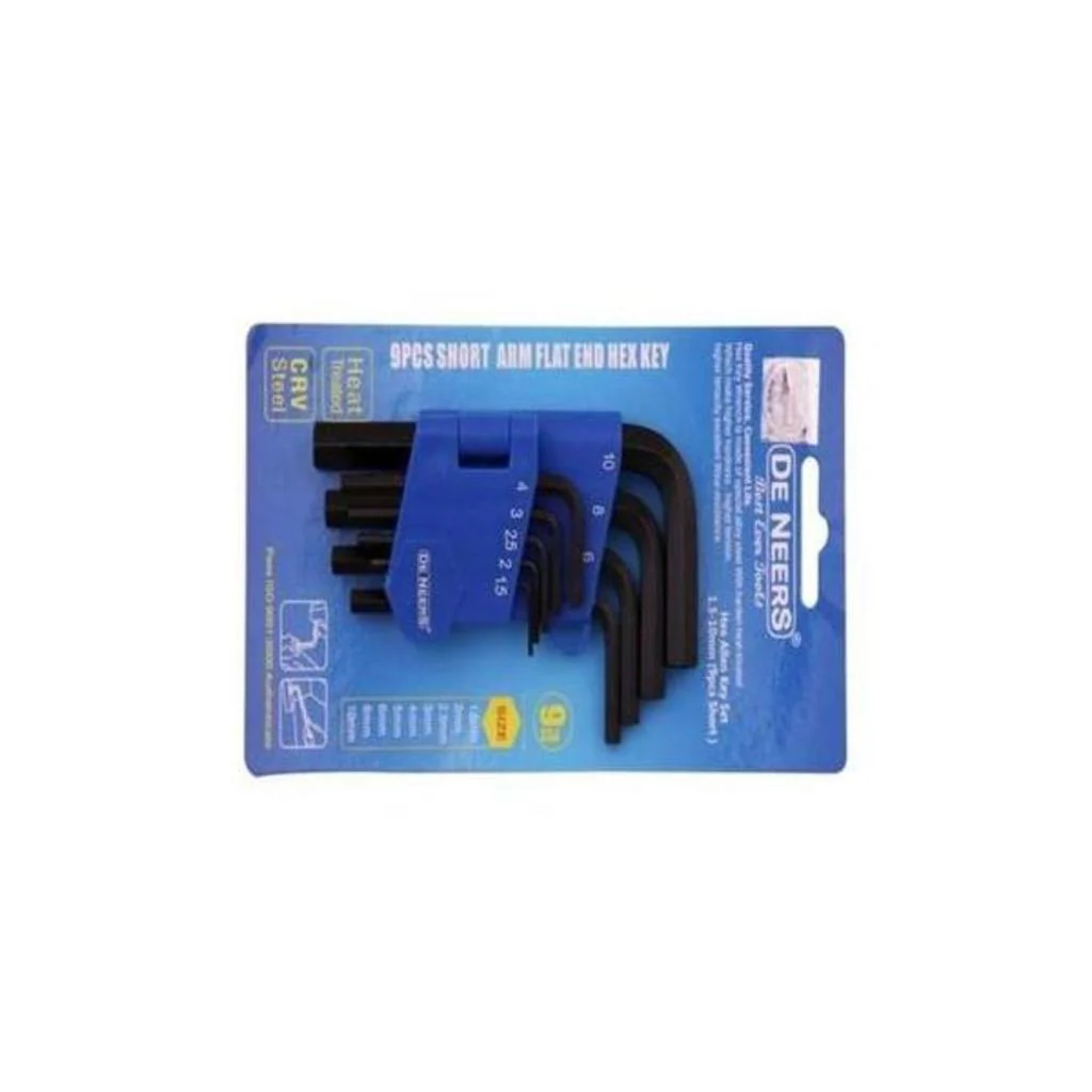 De Neers Hex Allen Key Set – Short Pattern