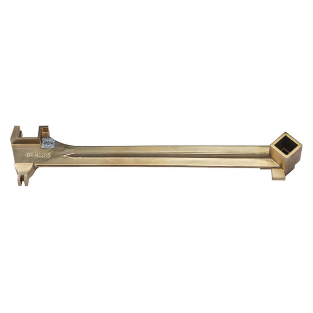 De Neers Non Sparking Drum Opener with Angular Bung Wrench