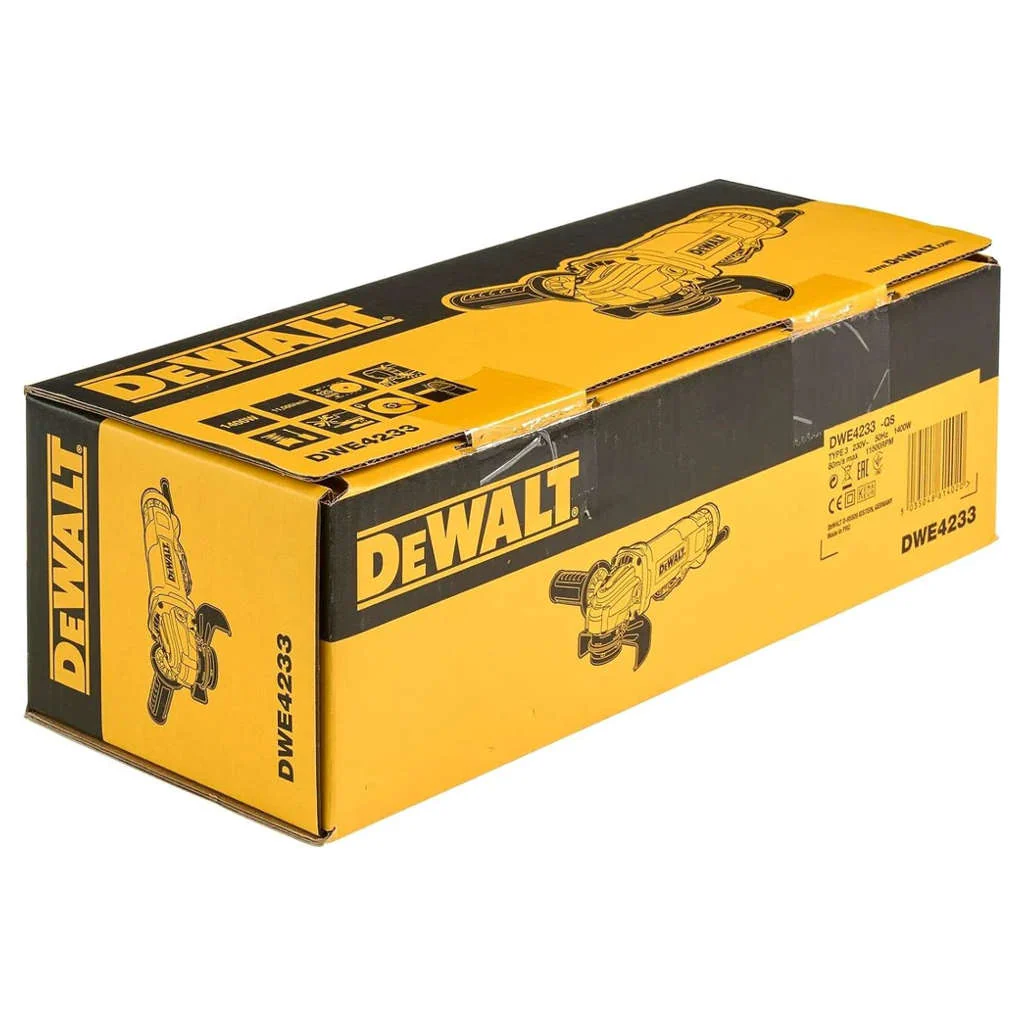 Dewalt Angle Grinder With Paddle Switch 125 mm 1400 W DWE4233 - Image 2