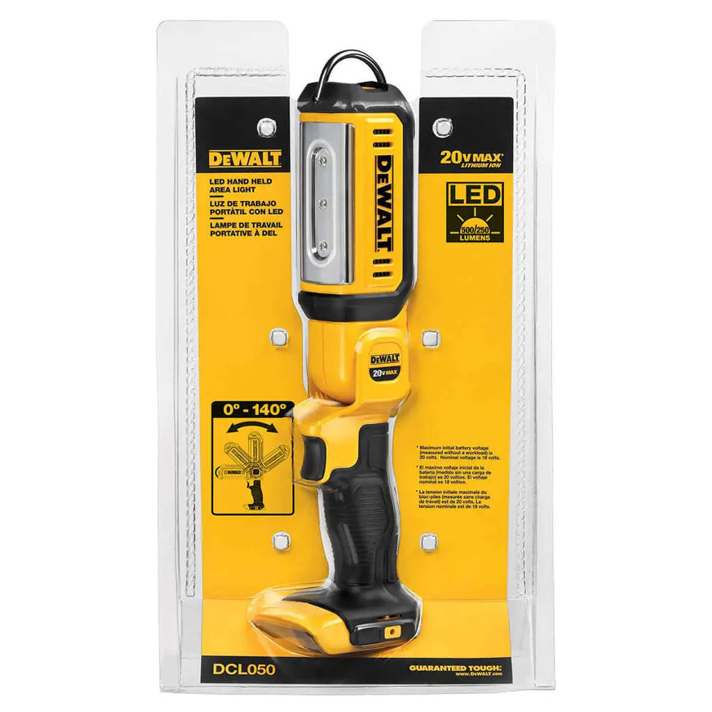 Dewalt Max LED Hand Held Area Light (Bare Tool) 20 V DCL050 - Image 2