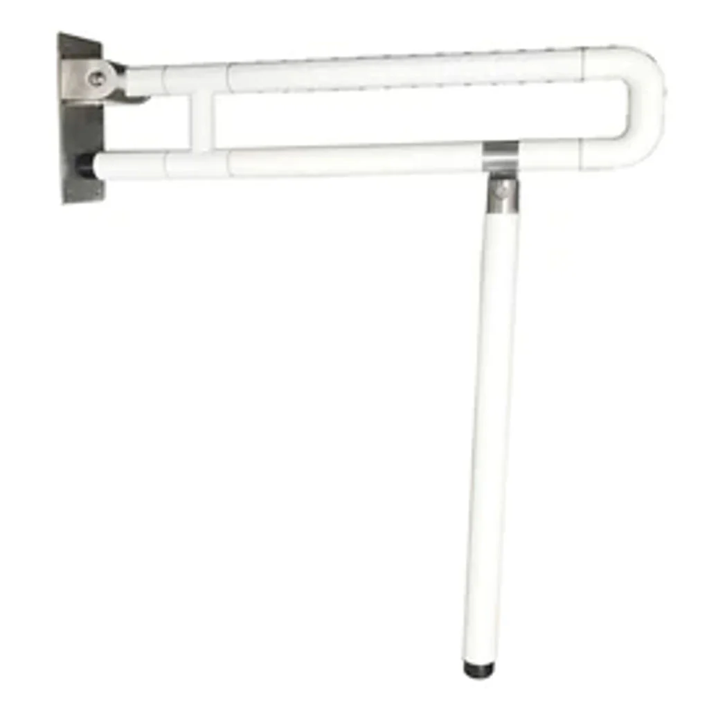Dolphy 304 SS Tube Coated With Nylon Foldable WC Handicap Grab Bar DHGB0005