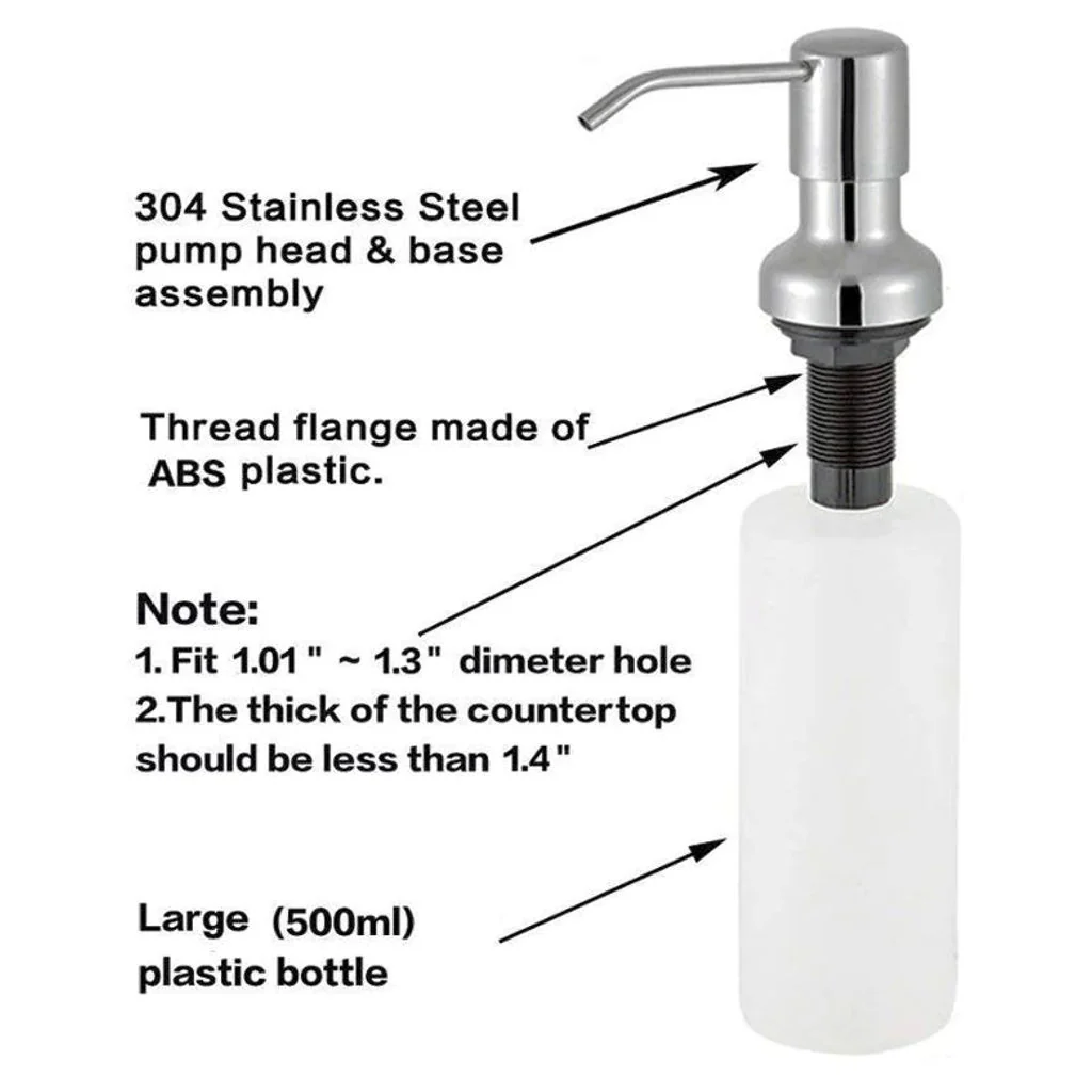 Dolphy Counter Top Soap Dispenser DSDR0097 - Image 3