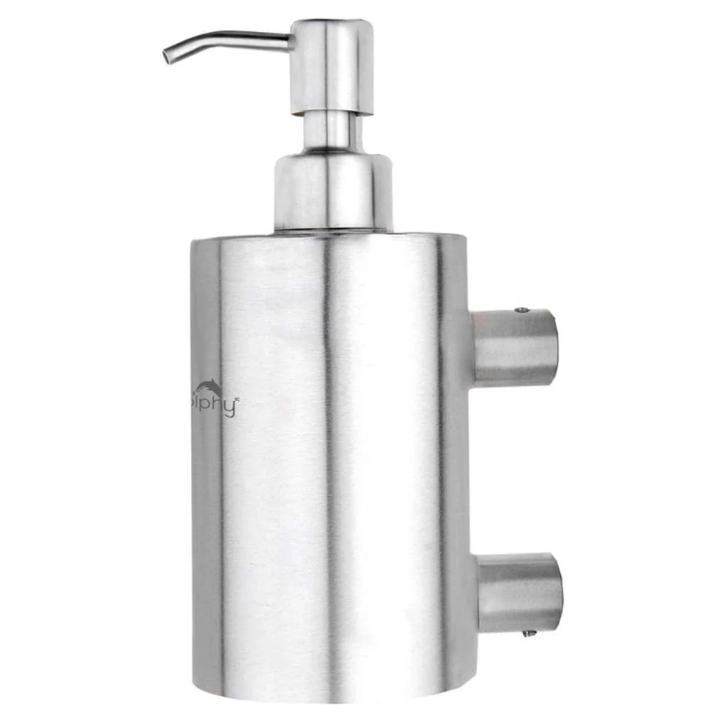 Dolphy Manual Soap Dispenser Wall Mounted Stainless Steel 450ml DSDR0132