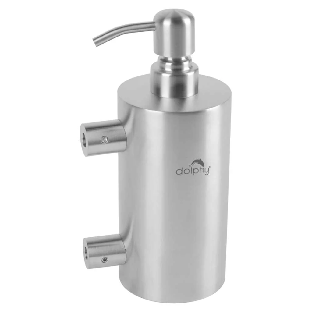Dolphy Manual Soap Dispenser Wall Mounted Stainless Steel 450ml DSDR0132 - Image 2