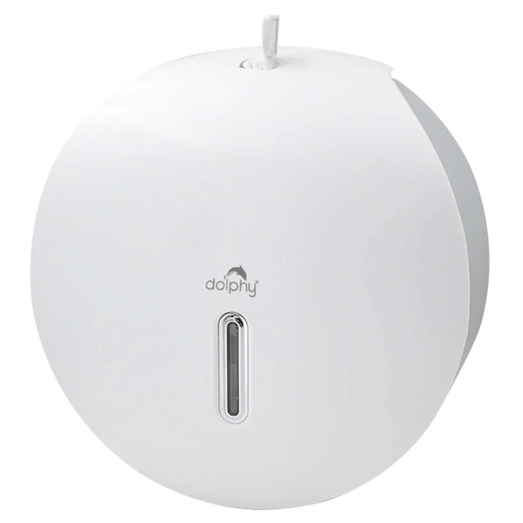 Dolphy Manual Toilet Paper Roll Dispenser White DTPR0014