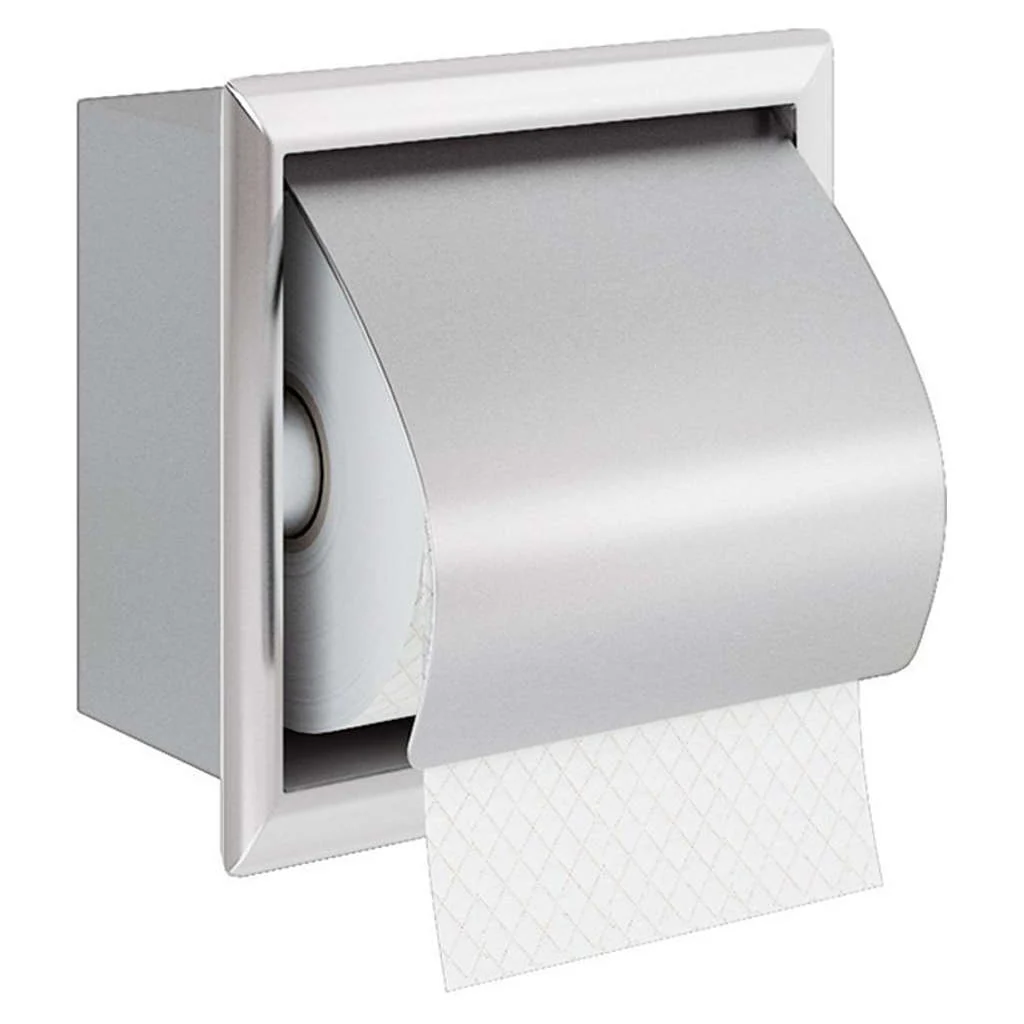 Dolphy Manual Toilet Tissue Paper Holder Silver DTPR0018