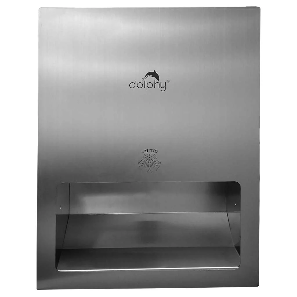 Dolphy Recessed Panel Hand Dryer Stainless Steel 1350W DWCB0005