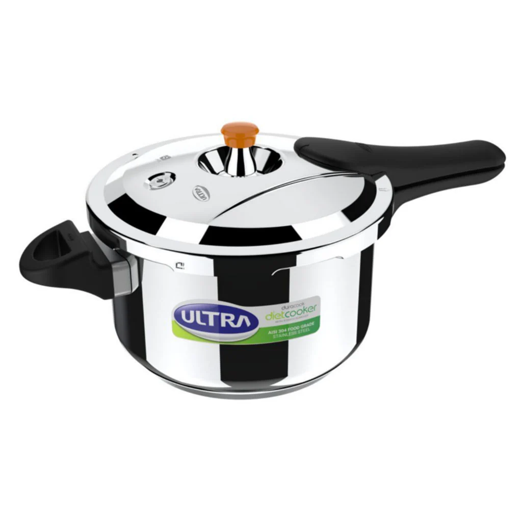 Elgi Ultra Duracook Diet Stainless Steel Cooker 5.5 Litre - Image 2
