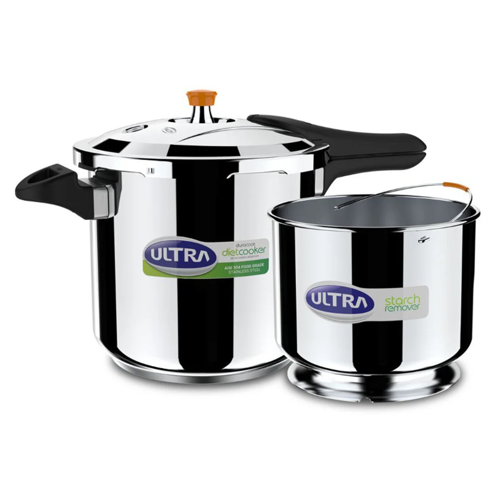 Elgi Ultra Duracook Diet Stainless Steel Cooker 8 Litre
