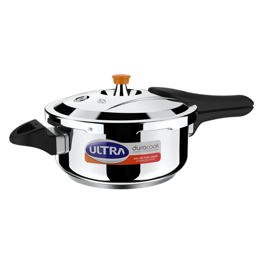 Elgi Ultra Duracook Stainless Steel Pressure Cooker 4 Litre