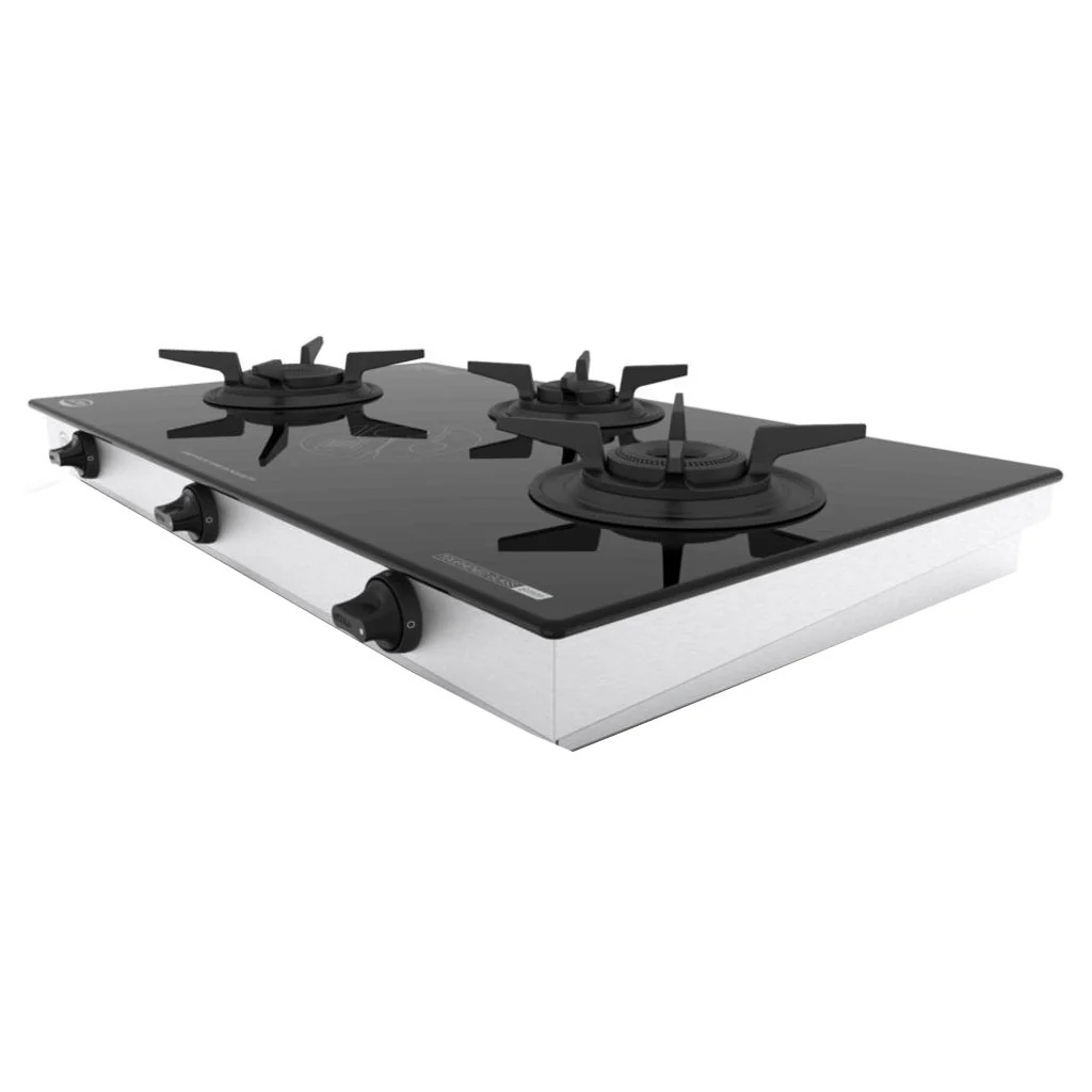 Elgi Ultra Optiflame 3GM Glass Top Gas Stove 3 Burner - Image 2