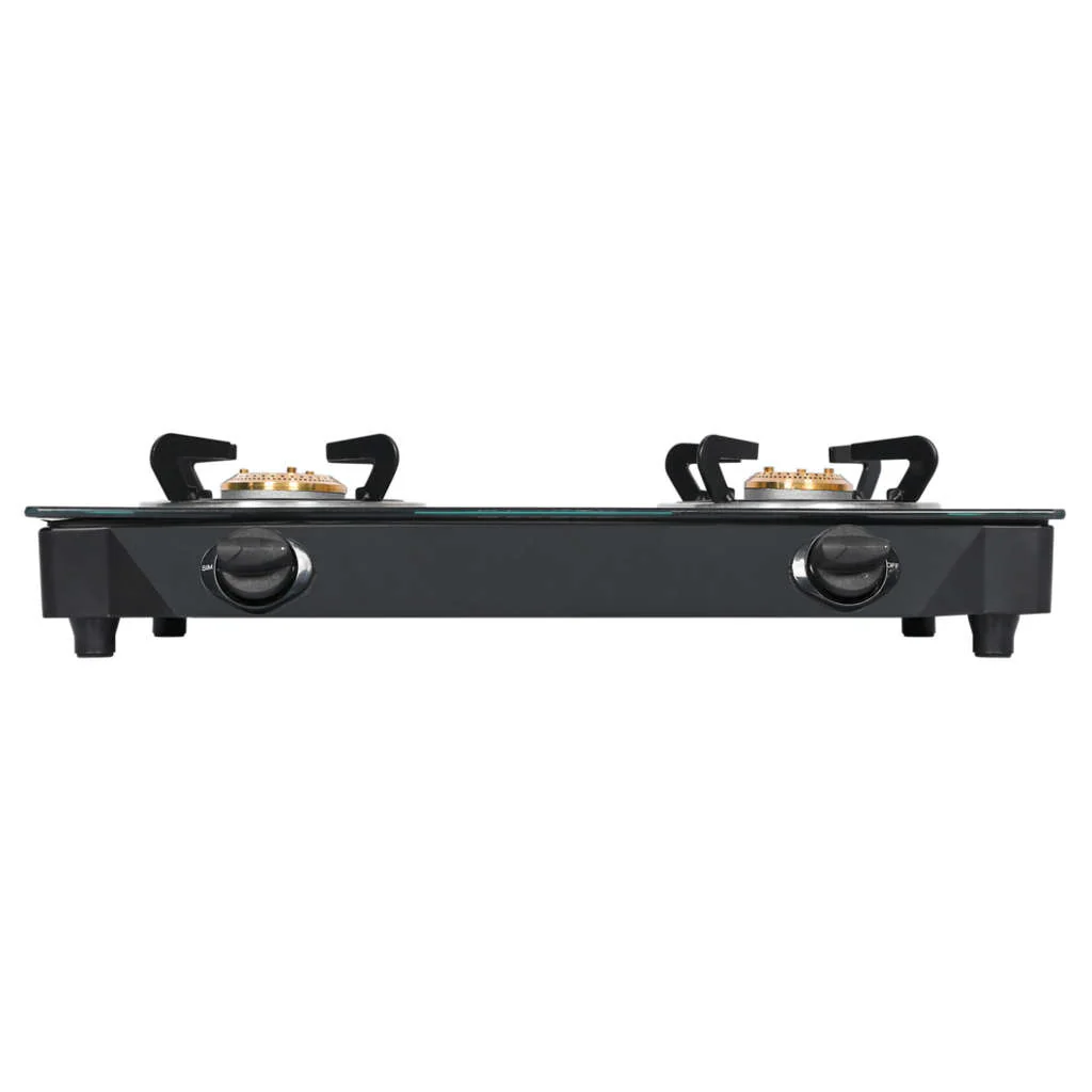 Faber Arrow Glass Top Gas Stove 2 Brass Burner - Image 3