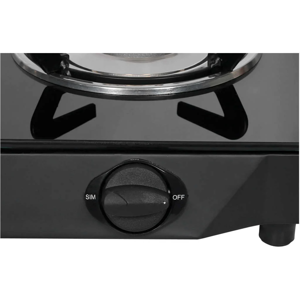 Faber Arrow Glass Top Gas Stove 2 Brass Burner - Image 5