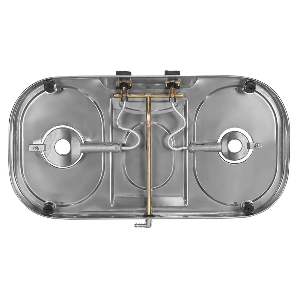 Faber Astra Stainless Steel Cooktop 2 Brass Burner - Image 5