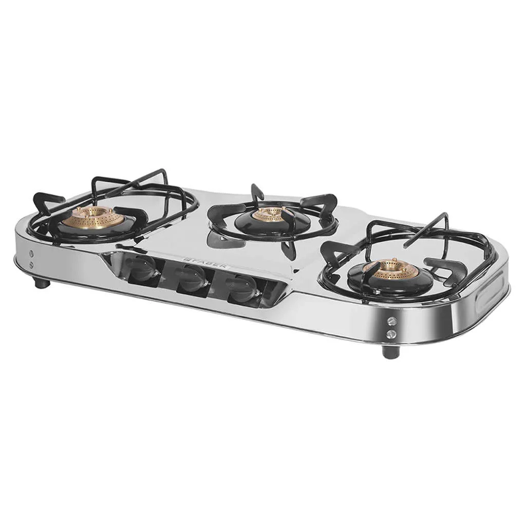 Faber Astra Stainless Steel Cooktop 3 Brass Burner