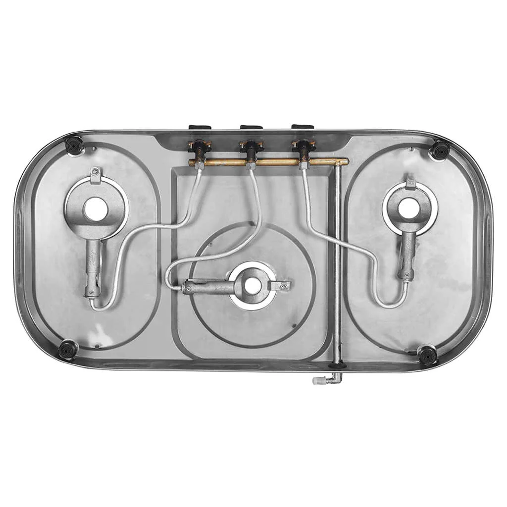 Faber Astra Stainless Steel Cooktop 3 Brass Burner - Image 4
