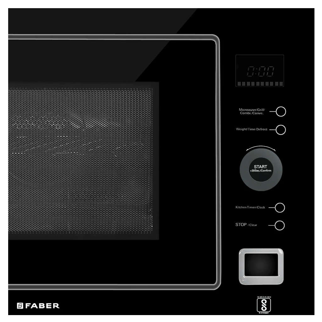 Faber Convection Built In Microwave Oven 25 Litre Black FBIMWO 25L CGS BK - Image 5