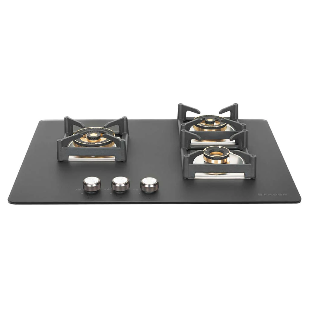 Faber Hob Bella Cooktop 3 Brass Burner HT703 BR AI - Image 2