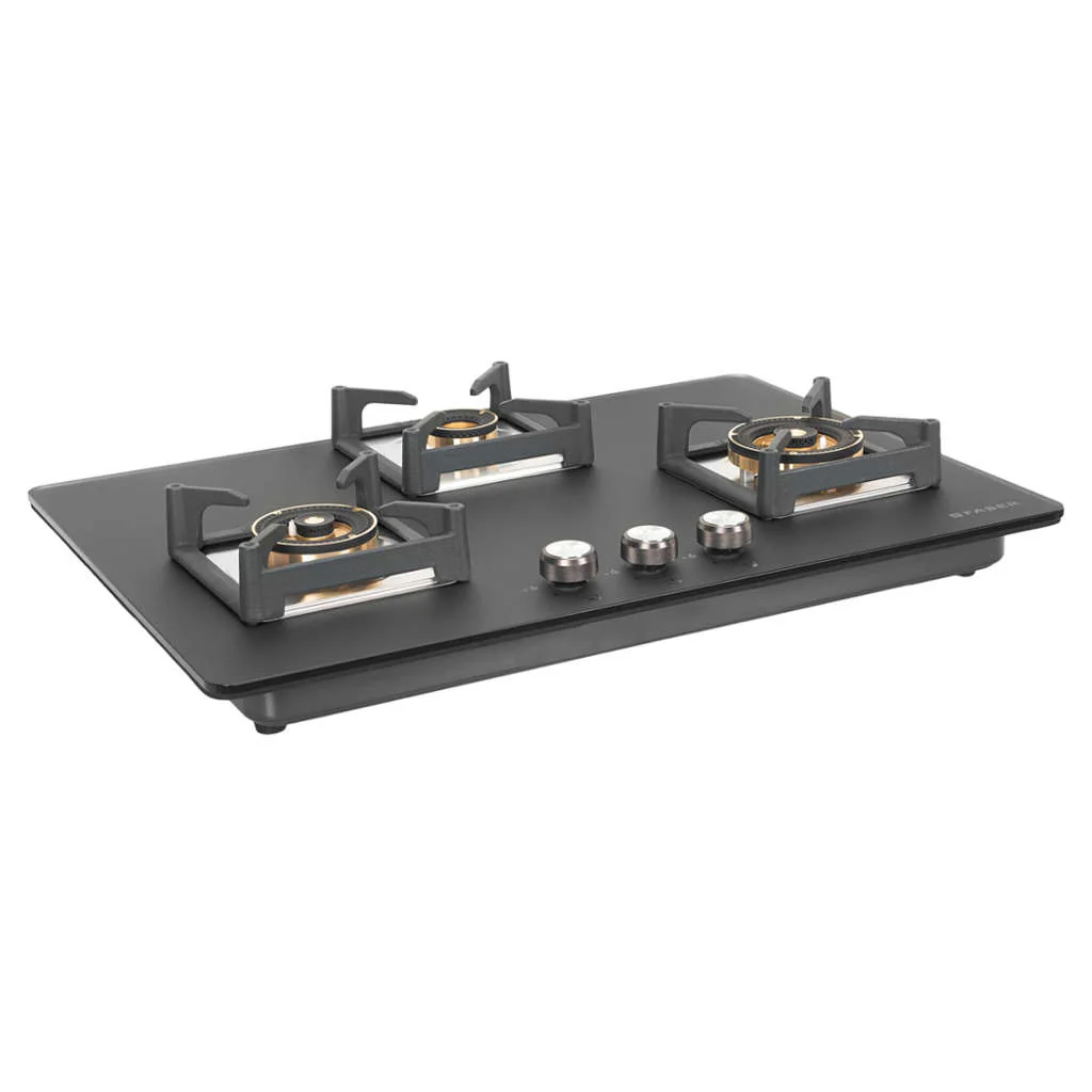 Faber Hob Bella Cooktop 3 Brass Burner HT753 BR AI - Image 4