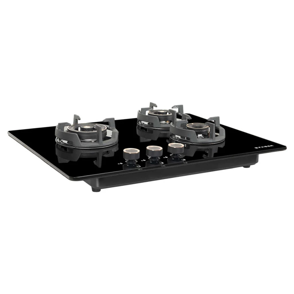 Faber Hob Experia Cooktop 3 Brass Burner HT703 ALU AI - Image 5