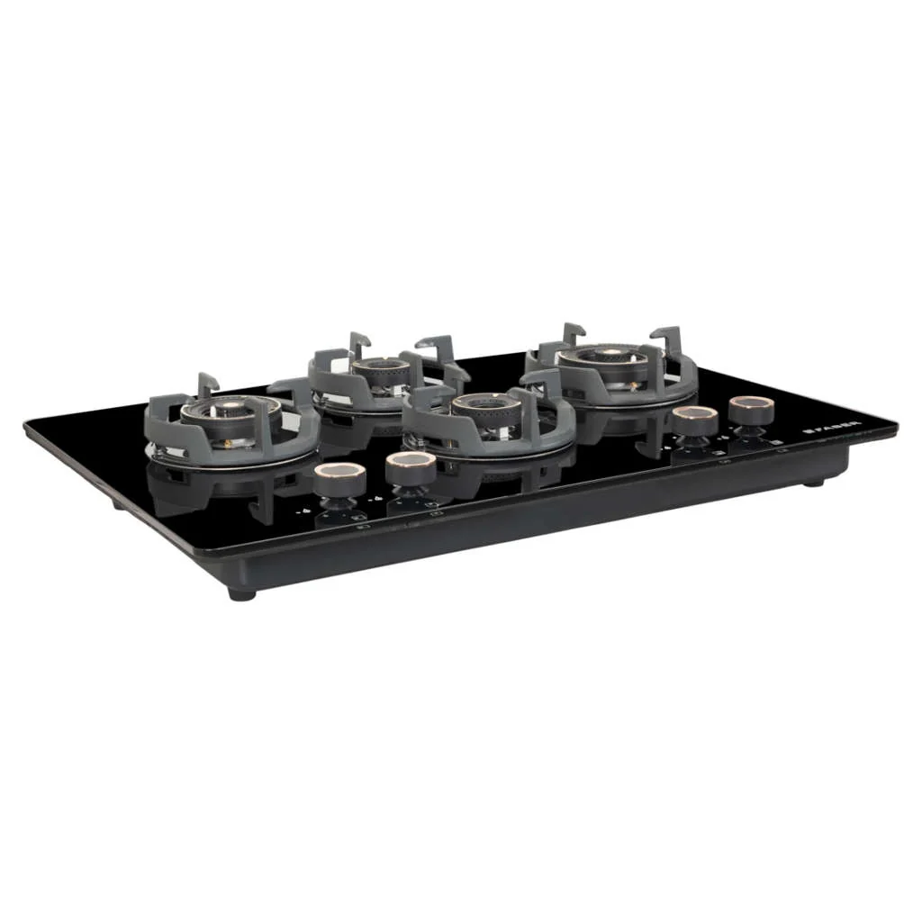 Faber Hob Experia Cooktop 4 Brass Burner HT754 ALU AI FFD - Image 3